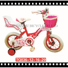 Bicicleta de niña / ciclo de bebé / bicicleta de niños con canasta para mercado americano